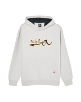 The Quiksilver Mens Vortex Hoodie in Light Grey Heather