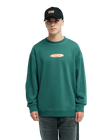 The Quiksilver Mens Disk Sweatshirt in Forest