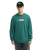 The Quiksilver Mens Disk Sweatshirt in Forest