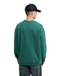 The Quiksilver Mens Disk Sweatshirt in Forest