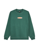 The Quiksilver Mens Disk Sweatshirt in Forest