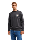 The Quiksilver Mens Vibes Sweatshirt in Tarmac