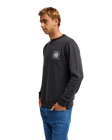 The Quiksilver Mens Vibes Sweatshirt in Tarmac