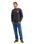 The Quiksilver Mens Vibes Sweatshirt in Tarmac