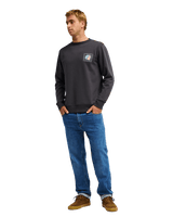 The Quiksilver Mens Vibes Sweatshirt in Tarmac