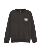 The Quiksilver Mens Vibes Sweatshirt in Tarmac