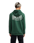 The Quiksilver Mens Surf Garage Hoodie in Forest