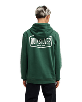The Quiksilver Mens Surf Garage Hoodie in Forest