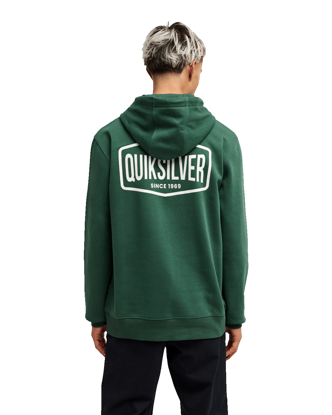 The Quiksilver Mens Surf Garage Hoodie in Forest