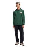 The Quiksilver Mens Surf Garage Hoodie in Forest