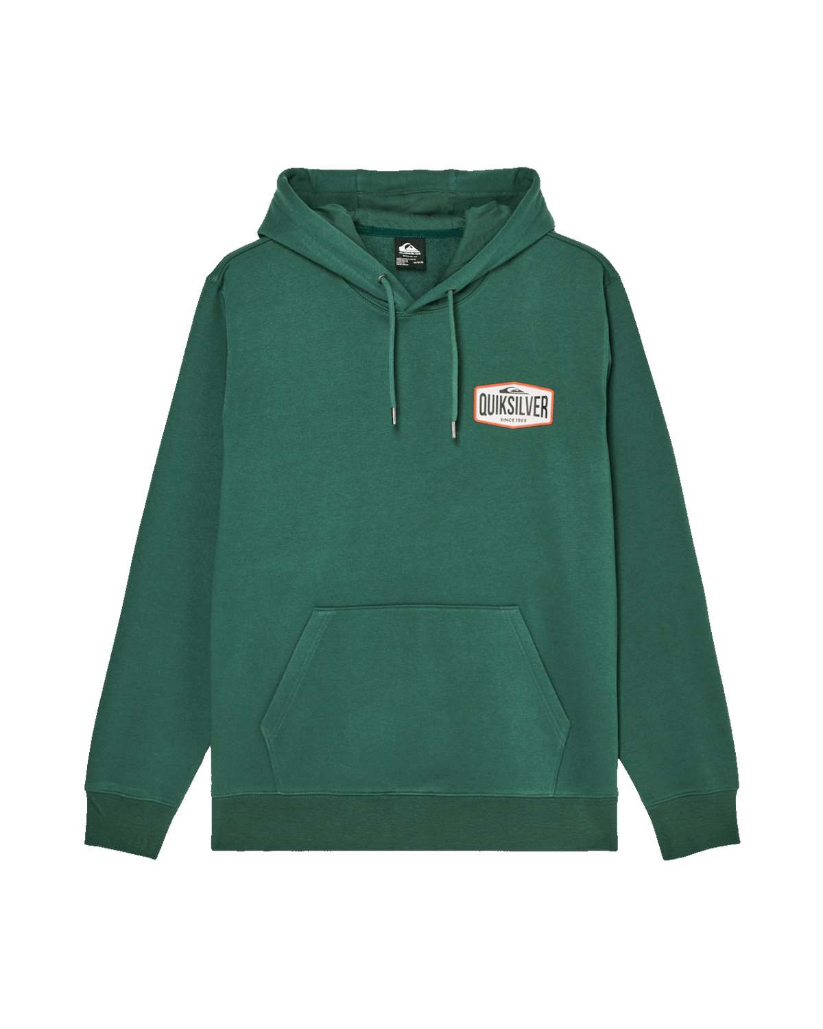 The Quiksilver Mens Surf Garage Hoodie in Forest