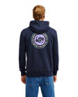 The Quiksilver Mens Duality Hoodie in Dark Navy