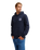 The Quiksilver Mens Duality Hoodie in Dark Navy