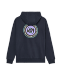 The Quiksilver Mens Duality Hoodie in Dark Navy