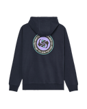 The Quiksilver Mens Duality Hoodie in Dark Navy