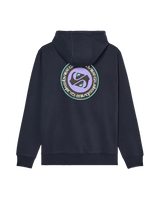 The Quiksilver Mens Duality Hoodie in Dark Navy