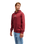The Quiksilver Mens Fineline Hoodie in Oxblood Red