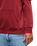 The Quiksilver Mens Fineline Hoodie in Oxblood Red