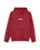 The Quiksilver Mens Fineline Hoodie in Oxblood Red