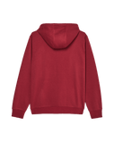 The Quiksilver Mens Fineline Hoodie in Oxblood Red