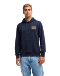 The Quiksilver Mens Liquid Hoodie in Dark Navy