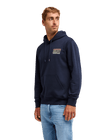 The Quiksilver Mens Liquid Hoodie in Dark Navy