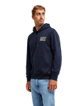 The Quiksilver Mens Liquid Hoodie in Dark Navy