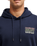 The Quiksilver Mens Liquid Hoodie in Dark Navy