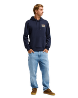 The Quiksilver Mens Liquid Hoodie in Dark Navy