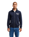 The Quiksilver Mens Quik Zip Fleece Jacket in Dark Navy