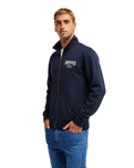 The Quiksilver Mens Quik Zip Fleece Jacket in Dark Navy