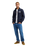 The Quiksilver Mens Quik Zip Fleece Jacket in Dark Navy