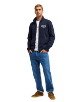 The Quiksilver Mens Quik Zip Fleece Jacket in Dark Navy