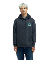 The Quiksilver Mens Peak Hoodie in Tarmac