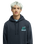 The Quiksilver Mens Peak Hoodie in Tarmac