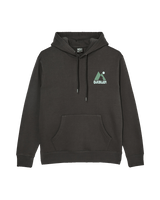 The Quiksilver Mens Peak Hoodie in Tarmac
