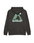 The Quiksilver Mens Peak Hoodie in Tarmac