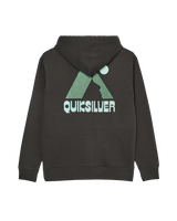 The Quiksilver Mens Peak Hoodie in Tarmac