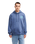 The Quiksilver Mens Salt Water Palm Rise Hoodie in Vintage Indigo
