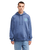 The Quiksilver Mens Salt Water Palm Rise Hoodie in Vintage Indigo