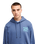 The Quiksilver Mens Salt Water Palm Rise Hoodie in Vintage Indigo