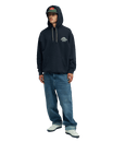 The Quiksilver Mens Bob Marley Concert Hoodie in Black Pigment