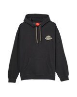 The Quiksilver Mens Bob Marley Concert Hoodie in Black Pigment