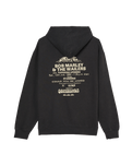 The Quiksilver Mens Bob Marley Concert Hoodie in Black Pigment