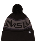 The Quiksilver Mens Summit Beanie in True Black