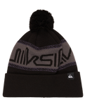 The Quiksilver Mens Summit Beanie in True Black