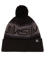 The Quiksilver Mens Summit Beanie in True Black