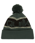 The Quiksilver Mens Summit Beanie in Trekking Green