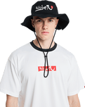 The Quiksilver Mens Bushmaster Hat in Black