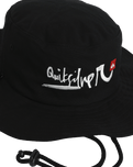 The Quiksilver Mens Bushmaster Hat in Black